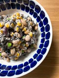 お豆とツナのひじきサラダ-レシピのメイン写真