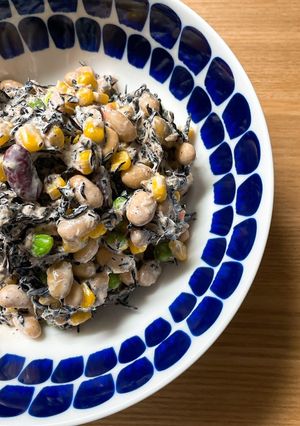 お豆とツナのひじきサラダ-レシピのメイン写真