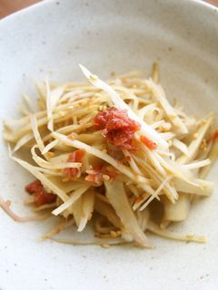 ごぼうの梅酢和え♪さっぱり!-レシピのメイン写真