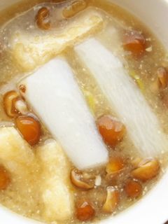 なめこ・長いものとろとろお味噌汁!-レシピのメイン写真