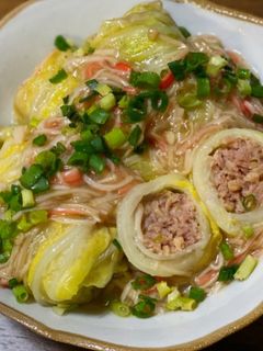 中華風あんかけロール白菜-レシピのメイン写真