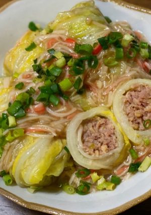 中華風あんかけロール白菜-レシピのメイン写真