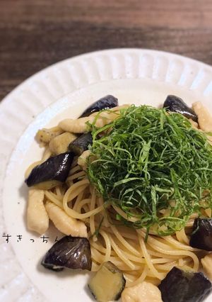 チキンと揚げなすのバター醤油-レシピのメイン写真