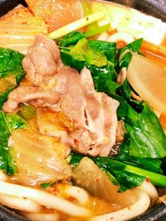 1人キムチ鍋☆うどん入り-レシピのメイン写真