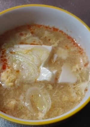 あったまる豆腐スープ-レシピのメイン写真