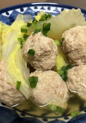 10分で出来るトロトロ白菜と肉団子煮-レシピのメイン写真