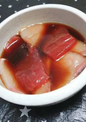 安いお刺身が美味しくなる！漬け！-レシピのメイン写真
