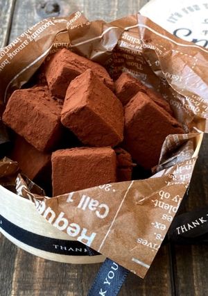 【簡単】板チョコdeお店みたいな生チョコ-レシピのメイン写真