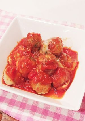 やわらか肉だんごのトマトソース煮-レシピのメイン写真
