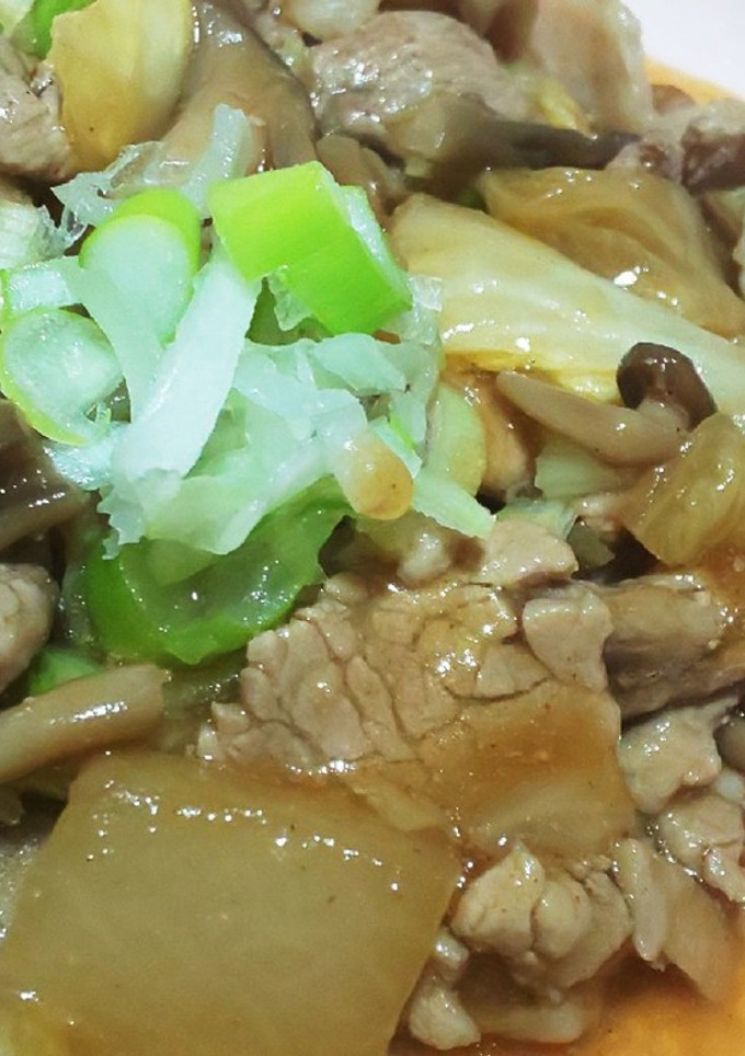 焼き肉のタレで☆豚肉と野菜のとろとろ煮-レシピのメイン写真