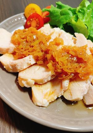 お肉料理に♡レンジで作るネギのソース-レシピのメイン写真