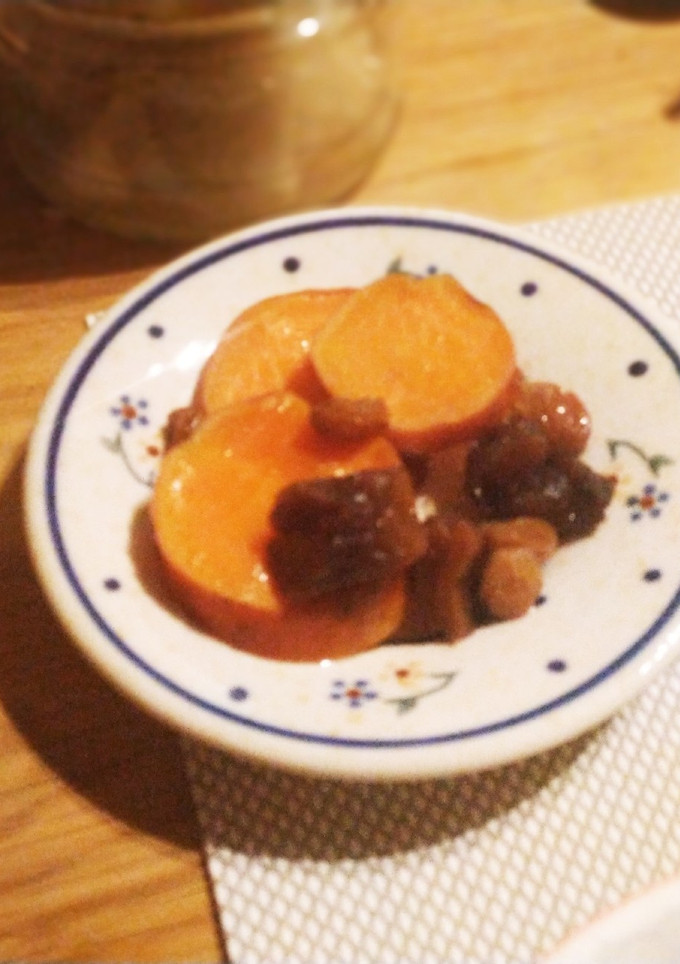 砂糖不使用 さつまいもとレーズンの甘煮-レシピのメイン写真