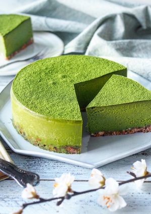 抹茶のチョコレートチーズケーキ-レシピのメイン写真