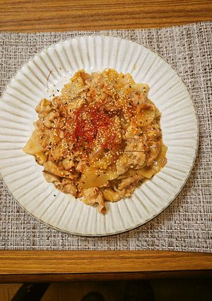 ヨウサマの減塩豆豉醤風大根と豚コマ炒め-レシピのメイン写真