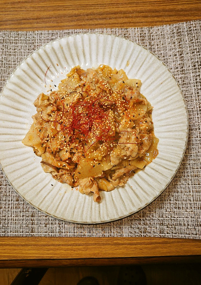 ヨウサマの減塩豆豉醤風大根と豚コマ炒め-レシピのメイン写真