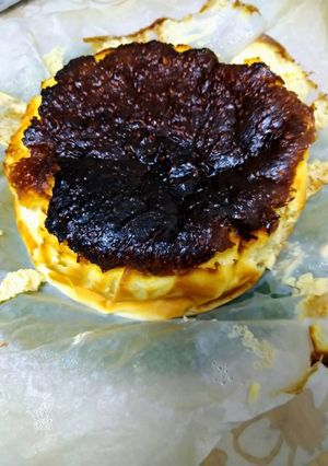 ゆずとホワイトチョコのバスクチーズケーキ-レシピのメイン写真