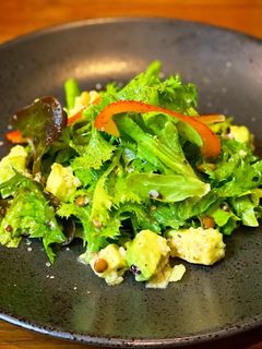 山形県産わさび菜と穀物とキヌアのサラダ-レシピのメイン写真