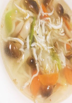 家にある材料ぶっこみスープ-レシピのメイン写真
