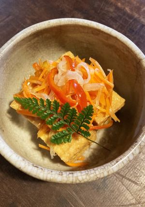 厚揚げとカラフル野菜のエスカベッシュ風-レシピのメイン写真