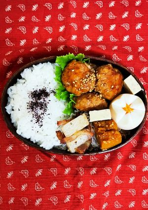 とりつくね弁当-レシピのメイン写真