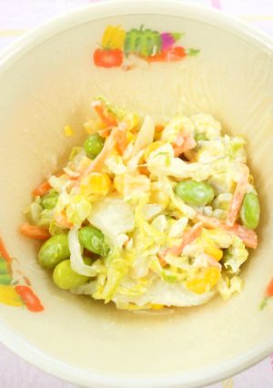 【学校給食】枝豆サラダ-レシピのメイン写真