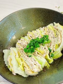 レンジで簡単♡白菜と豚肉のミルフィーユ-レシピのメイン写真