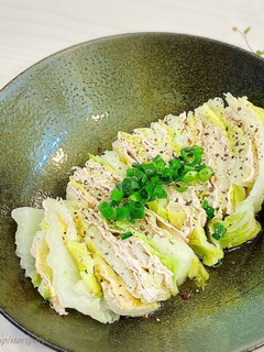 レンジで簡単♡白菜と豚肉のミルフィーユ-レシピのメイン写真