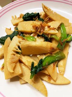 アミエビ香る!タケノコの中華炒め!-レシピのメイン写真
