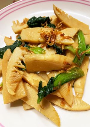 アミエビ香る！タケノコの中華炒め！-レシピのメイン写真