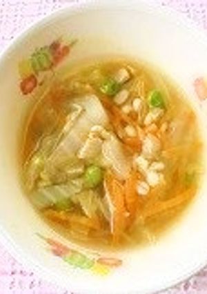 【学校給食】ファイバースープ-レシピのメイン写真