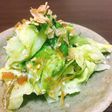 キャベツと切昆布のマヨあえ