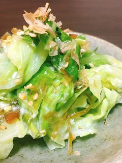 キャベツと切昆布のマヨあえ-レシピのメイン写真