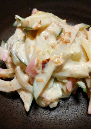蒲鉾とキュウリのワサビマヨネーズ-レシピのメイン写真