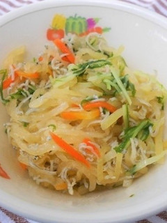 大根と水菜のシャキシャキサラダ-レシピのメイン写真
