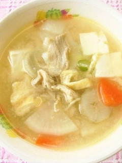 【学校給食】豚汁-レシピのメイン写真