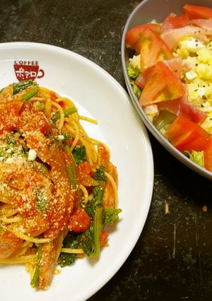 基本のトマトソースパスタ-レシピのメイン写真