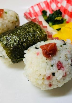 アレルギー対応　白高きびおにぎり　-レシピのメイン写真