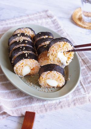 チーズたっぷり!チーズキンパ-レシピのメイン写真