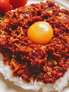 煮込まず簡単!山盛きのこのキーマカレー-レシピのメイン写真