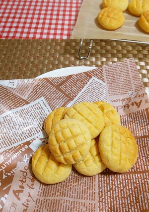 ★糖質オフ！＊メロンパン風クッキー＊♪-レシピのメイン写真