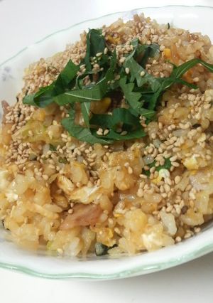 紫蘇風味☆焦がし和風味噌炒飯♪-レシピのメイン写真