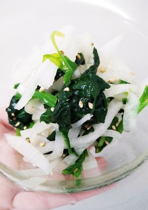 簡単♪ほうれん草と大根の中華ナムル-レシピのメイン写真