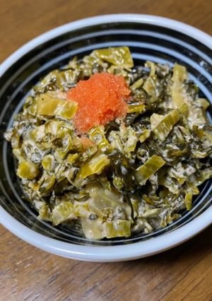 パスタソースで！高菜明太マヨ-レシピのメイン写真