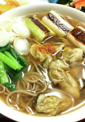 牡蠣蕎麦-レシピのメイン写真