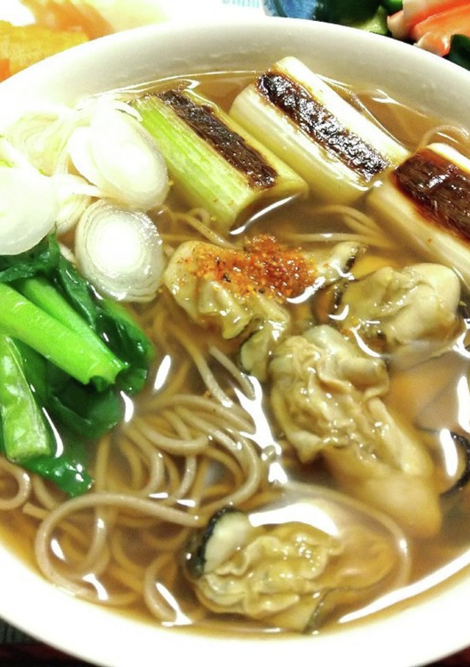 牡蠣蕎麦-レシピのメイン写真