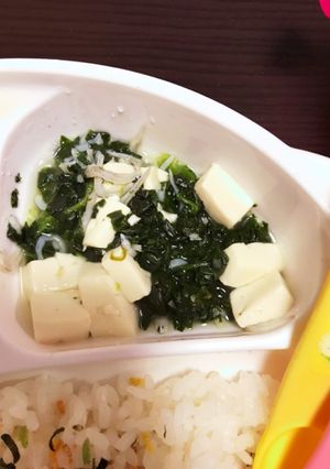 離乳食完了期　豆腐としらすの煮物-レシピのメイン写真