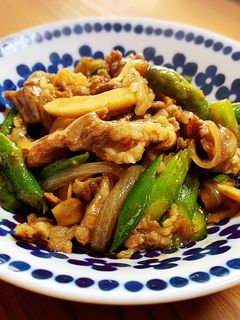 牛肉とアスパラ・エリンギの中華炒め-レシピのメイン写真