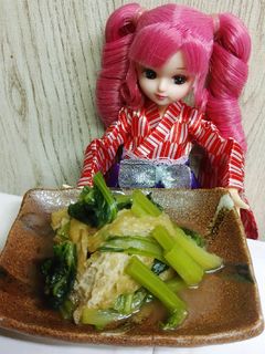 リカちゃん♡正月菜揚げさん炊いたん*煮物-レシピのメイン写真