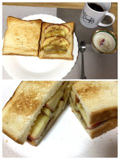 ホットなフルーツサンド-レシピのメイン写真