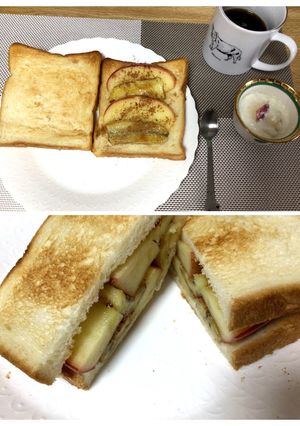 ホットなフルーツサンド-レシピのメイン写真